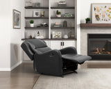 Durant Black Glider Reclining Chair - Ornate Home