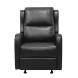 Durant Black Glider Reclining Chair - Ornate Home