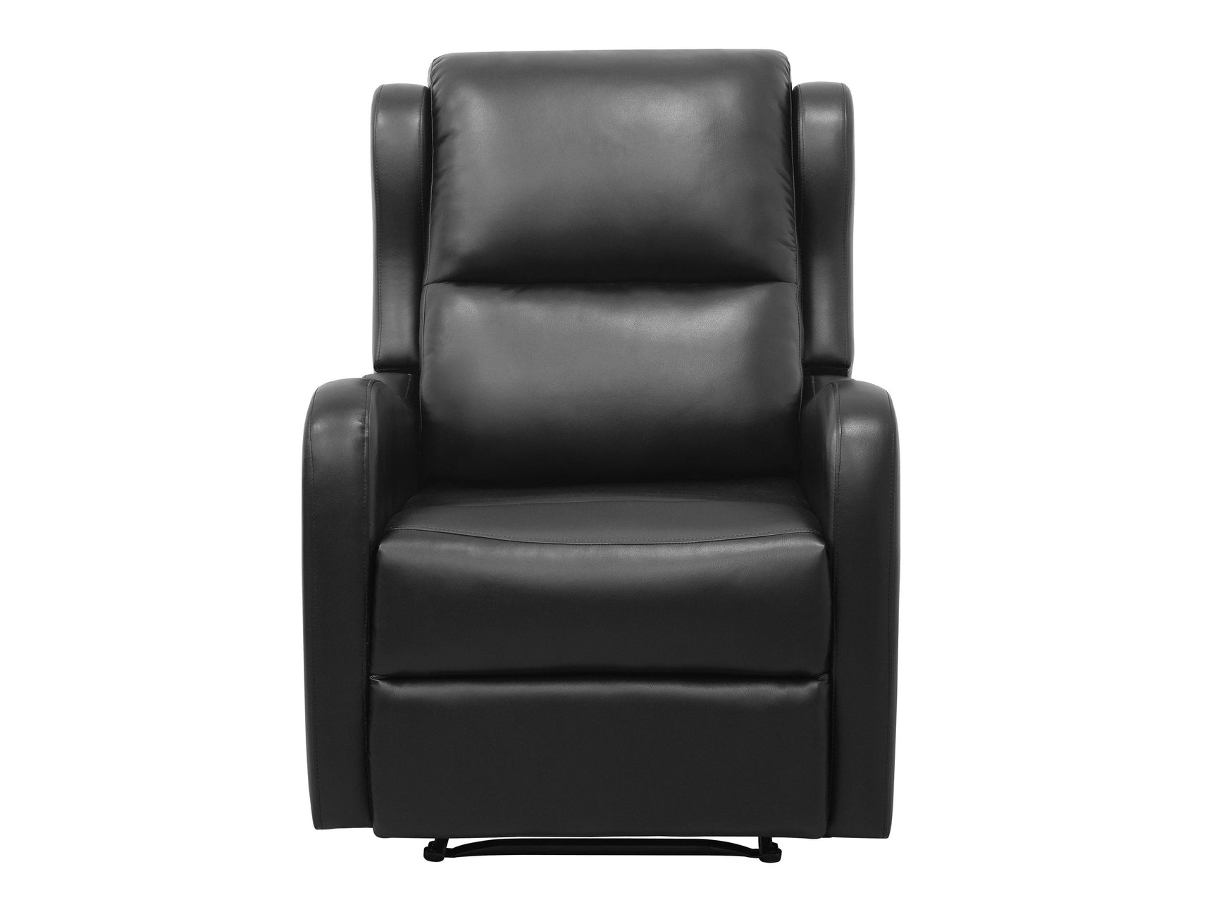 Durant Black Reclining Chair - Ornate Home