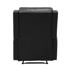 Durant Black Reclining Chair - Ornate Home