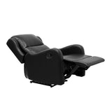 Durant Black Reclining Chair - Ornate Home