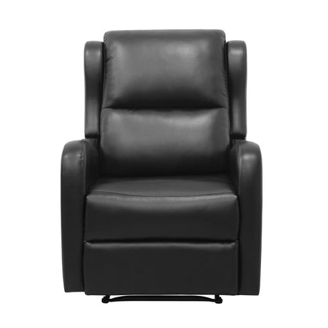 Durant Black Reclining Chair - Ornate Home