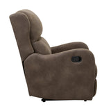 Durant Brown Reclining Chair - Ornate Home