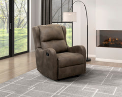 Durant Brown Reclining Chair - Ornate Home
