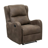 Durant Brown Reclining Chair - Ornate Home