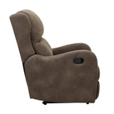 Durant Brown Reclining Chair - Ornate Home