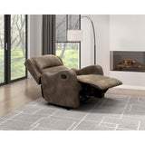 Durant Brown Reclining Chair - Ornate Home