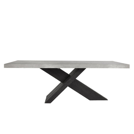 Durant Carbon Black/Gray Dining Table - Ornate Home