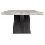 Durant Carbon Black/Gray Dining Table - Ornate Home