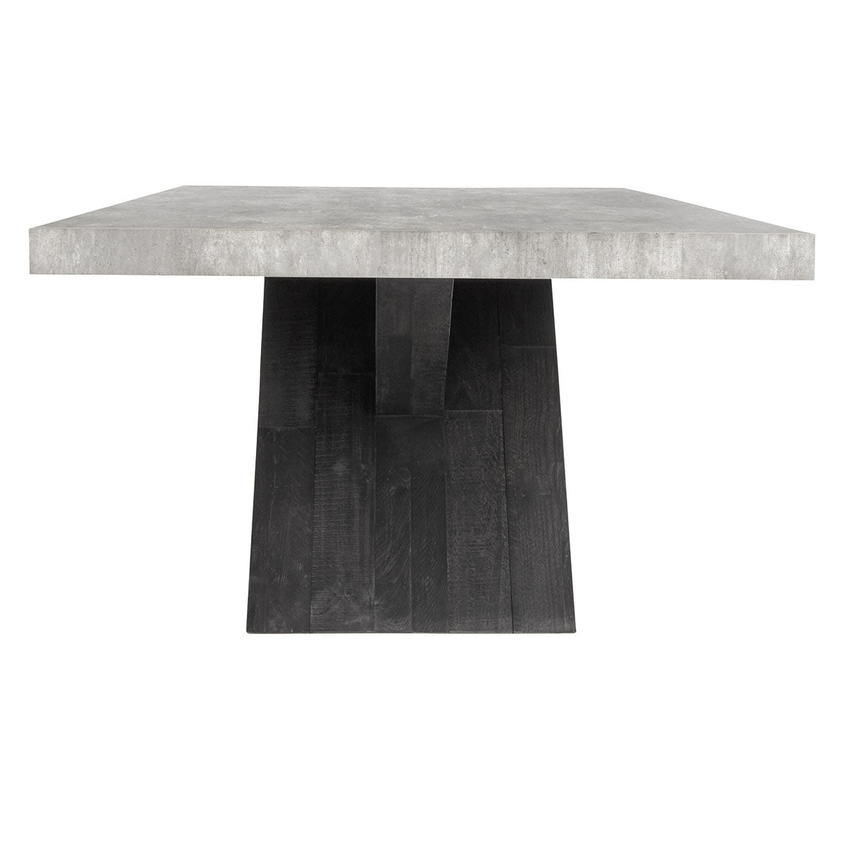 Durant Carbon Black/Gray Dining Table - Ornate Home