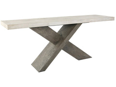 Durant Distressed Gray Console Table - Ornate Home