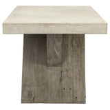Durant Distressed Gray/Weathered Chalk End Table - Ornate Home
