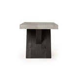Durant Gray/Black End Table - Ornate Home