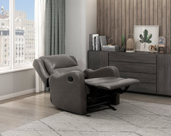 Durant Gray Glider Reclining Chair - Ornate Home