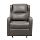 Durant Gray Glider Reclining Chair - Ornate Home