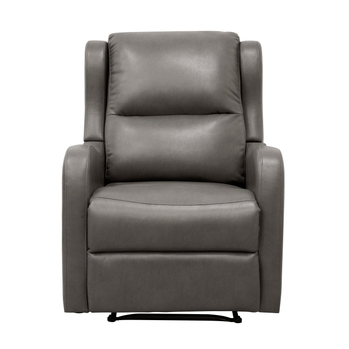Durant Gray Reclining Chair - Ornate Home