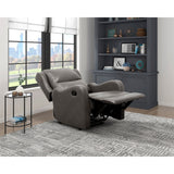 Durant Gray Reclining Chair - Ornate Home