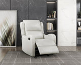 Durant Taupe Glider Reclining Chair - Ornate Home