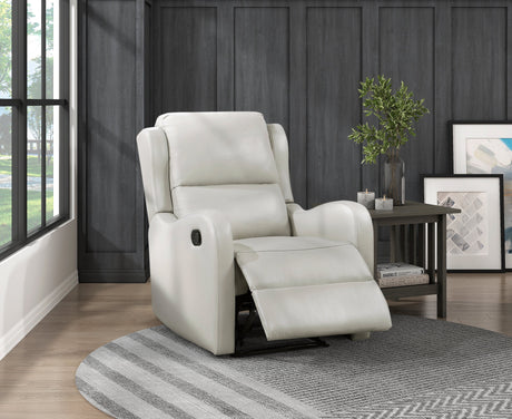 Durant Taupe Reclining Chair - Ornate Home