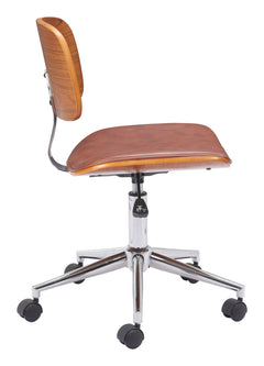 Duravel Brown Office Chair - Ornate Home