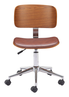 Duravel Brown Office Chair - Ornate Home