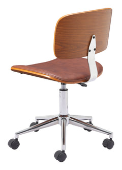 Duravel Brown Office Chair - Ornate Home