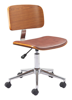Duravel Brown Office Chair - Ornate Home