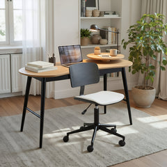 Duravel White & Black Office Chair - Ornate Home