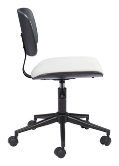 Duravel White & Black Office Chair - Ornate Home