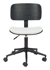 Duravel White & Black Office Chair - Ornate Home