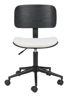 Duravel White & Black Office Chair - Ornate Home