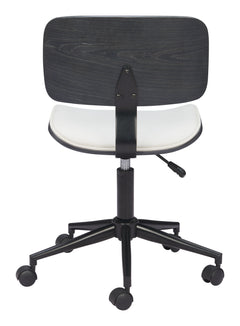 Duravel White & Black Office Chair - Ornate Home