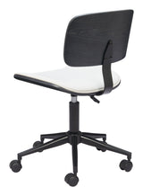 Duravel White & Black Office Chair - Ornate Home