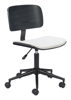 Duravel White & Black Office Chair - Ornate Home