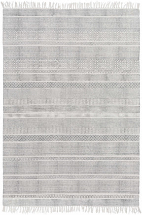 Durbin Off-White Cotton Flatweave Carpet - Clearance - Ornate Home