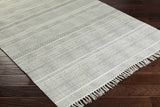 Durbin Off-White Cotton Flatweave Carpet - Clearance - Ornate Home