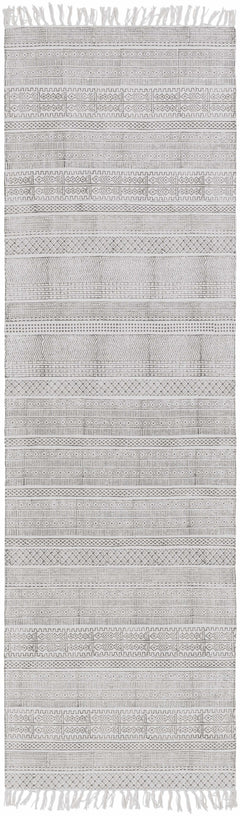 Durbin Off-White Cotton Flatweave Carpet - Clearance - Ornate Home