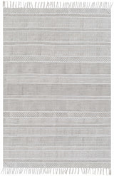 Durbin Off-White Cotton Flatweave Carpet - Clearance - Ornate Home