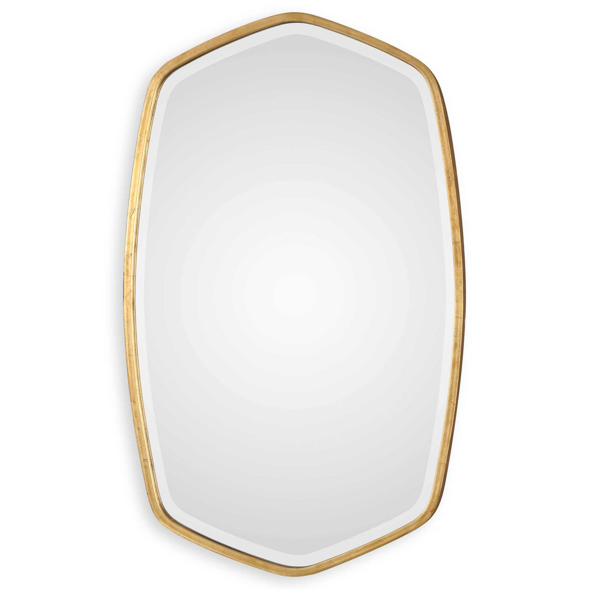 Duronia Antiqued Gold Mirror - Ornate Home