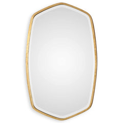Duronia Antiqued Gold Mirror - Ornate Home