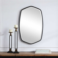 Duronia Black Iron Mirror - Ornate Home
