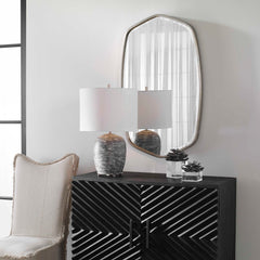 Duronia Brushed Silver Mirror - Ornate Home