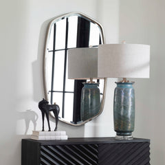 Duronia Brushed Silver Mirror - Ornate Home