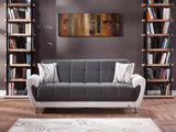 Duru Dark Gray Living Room Set - Ornate Home