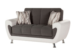 Duru Dark Gray Living Room Set - Ornate Home
