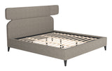 Dusa Olive Brown King Bed