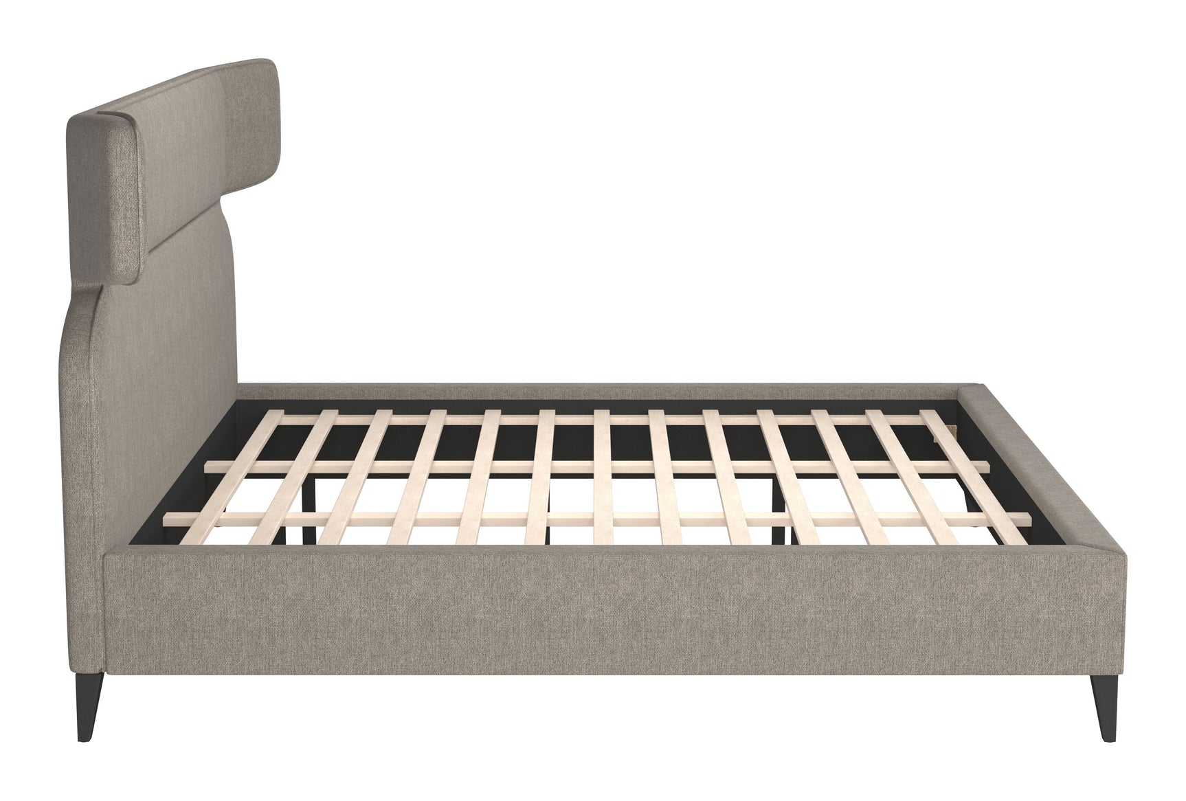 Dusa Olive Brown King Bed