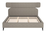 Dusa Olive Brown King Bed