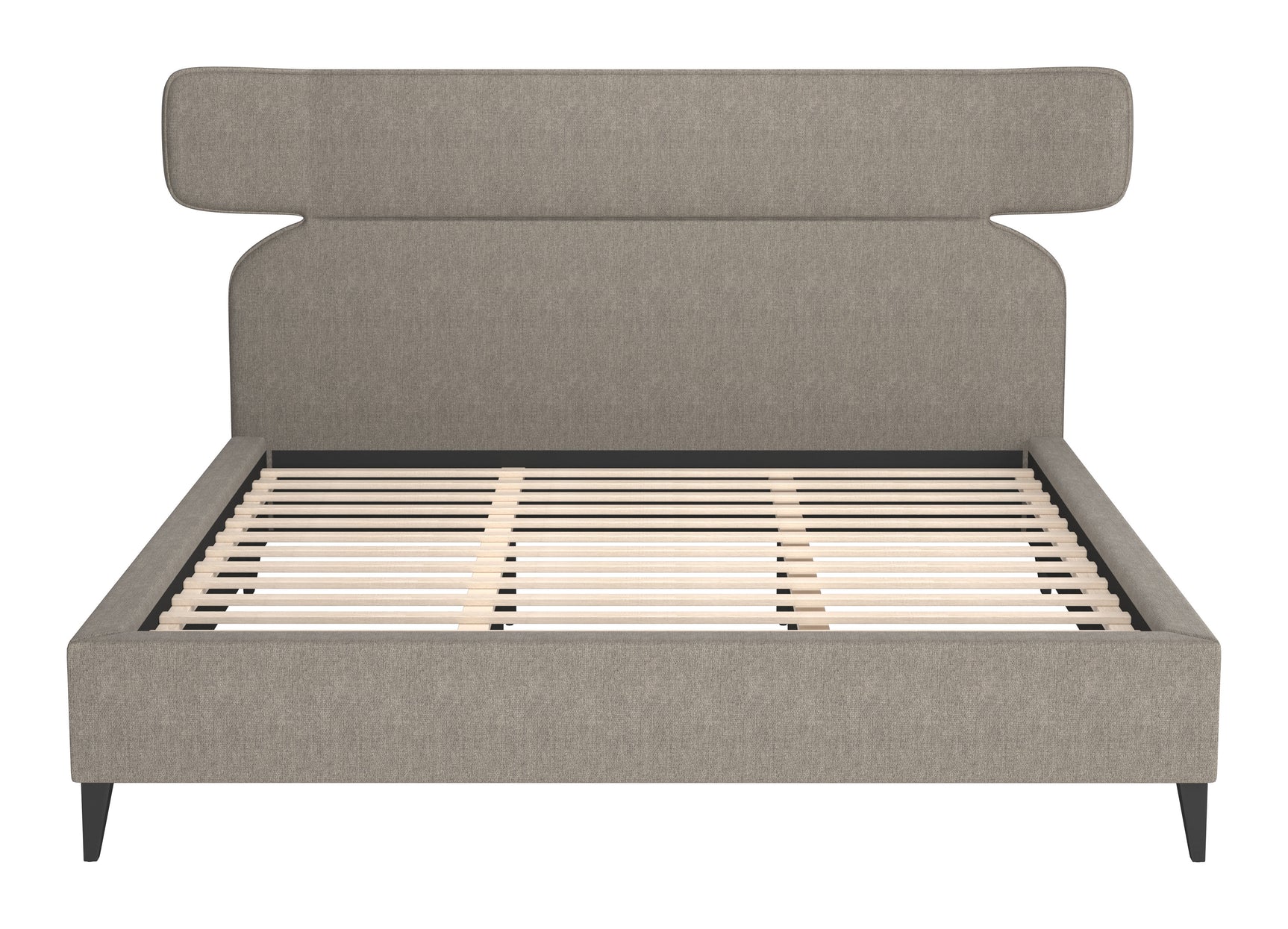 Dusa Olive Brown King Bed