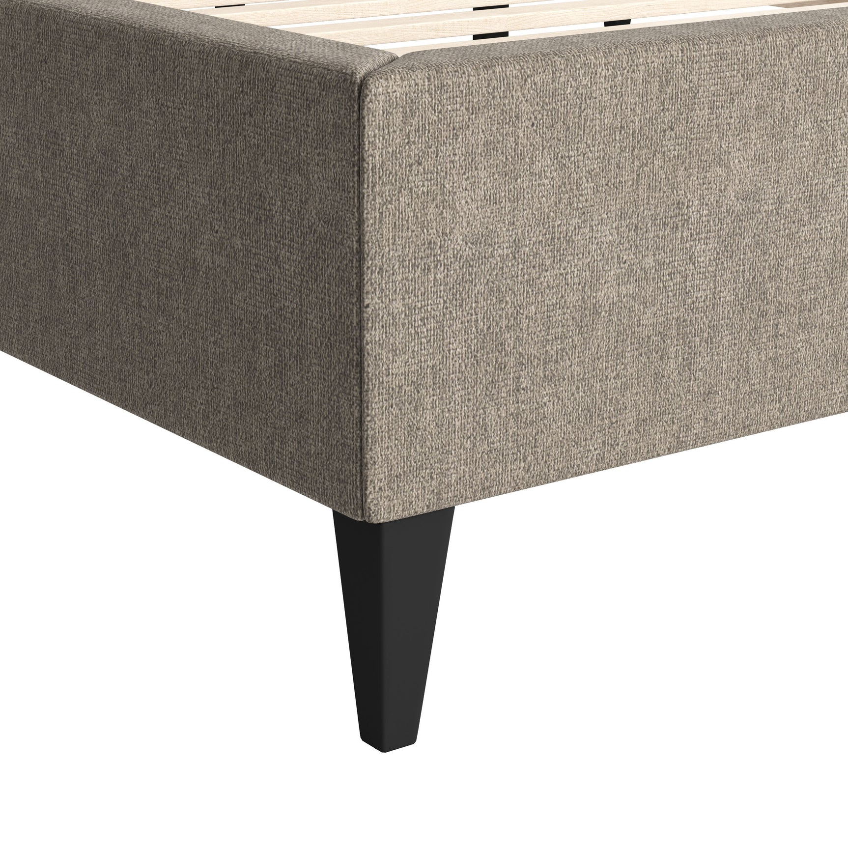 Dusa Olive Brown King Bed